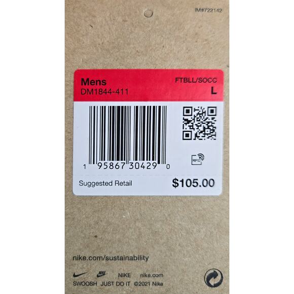 NWT Nike Paris Saint-Germain PSG Home Stadium Soccer Jersey Men's Size‎ Large - Picture 7 of 7